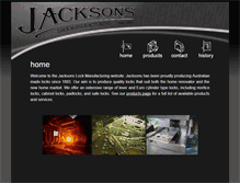 Tablet Screenshot of jacksonslocks.com.au